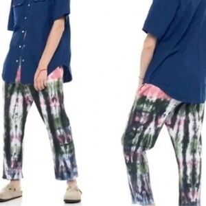 Sandrine Rose Tie Dye Knit Trouser NWT